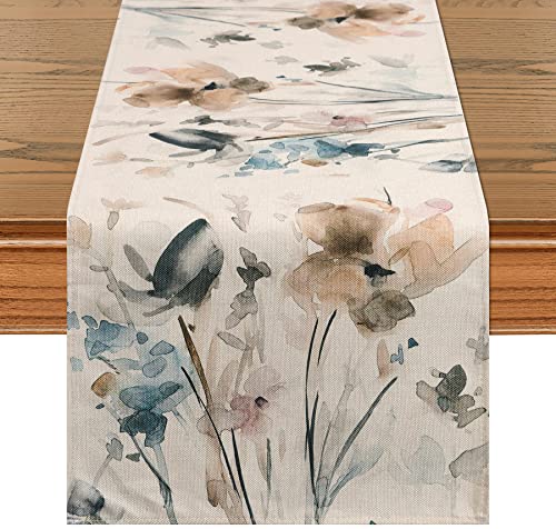 LOMOHOO Tischläufer Dekorationen Orchideen Blumen Tisch Läufer 180cm Tischläufer Vintage Küche Tisch Dekoration Blume Dekor Abendessen Partei von LOMOHOO