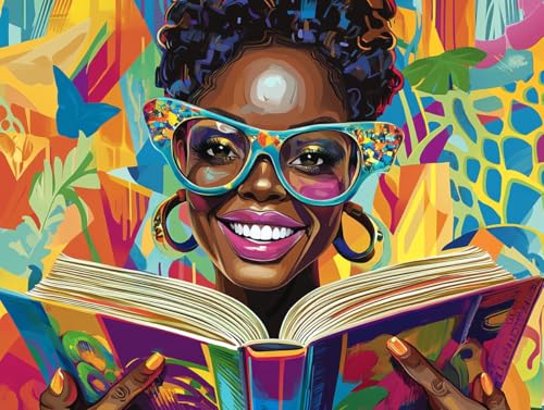LOMSIOY DIY Diamond Painting Set Afrikanische Frau Diamond Painting Pictures with Accessories for Full Drill Rhinestone Embroidery Frau Diamond Painting Crystal Adult Home Wall Decor 30 X 40 cm 19502 von LOMSIOY