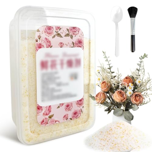 1 KG Silikagel Blumen Trocknende Kristalle Mit Trocknen Container, Silikat Trockenmittel Zum Konservieren Von Blumen, Wiederverwendbar Mit Farbanzeige Für Feuchtigkeit. Ideal Zum Trocknen Und Schützen von LOMUG