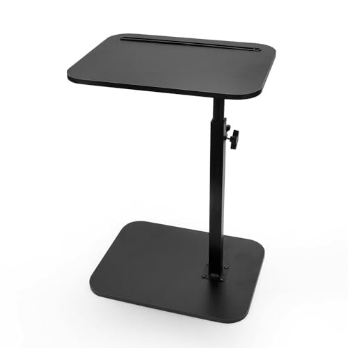 LOMUG Beistelltisch C Form für Couch, 360° Rotierbarer Beistelltisch Holz Höhenverstellbar Sofatisch, Couchtisch mit Steckplatz für Telefon und Tablet, Kleiner Tisch für Schmale Räume und Outdoor LOMUG Beistelltisch C Form für Couch, 360° Rotierbarer Beistelltisch Holz Höhenverstellbar Sofatisch, Couchtisch mit Steckplatz für Telefon und Tablet, Kleiner Tisch für Schmale Räume und Outdoor von LOMUG
