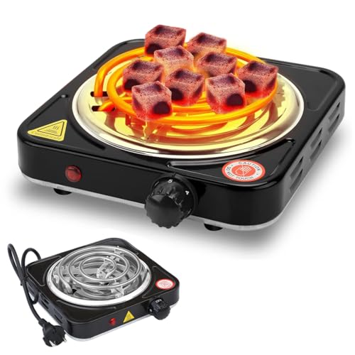 LOMUG Elektrischer Kohleanzünder, 1000W Kohle Anzünder 5 Stufen Hitze Kohlenanzünder Elektrisch für Kohle, Mobile Herdplatte Elektro Kohlen Ofen Kohlegrill für Kokoskohle Hause Camping Küchenherd LOMUG Elektrischer Kohleanzünder, 1000W Kohle Anzünder 5 Stufen Hitze Kohlenanzünder Elektrisch für Kohle, Mobile Herdplatte Elektro Kohlen Ofen Kohlegrill für Kokoskohle Hause Camping Küchenherd von LOMUG