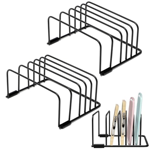 LOMUG Schneidebrett aufbewahrung Rack Schneidebrettständer Schneidebrett Halter Ständer Schneidebrett Halterung Topfdeckelhalter Schneidebrett Organizer Ständer Topfpfannendeckel Halter für Küche von LOMUG