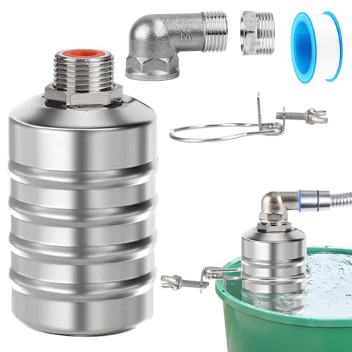 Schwimmventil 1/2'' Oder 3/4'' Automatische Wasserstandsregelung Einstellbar Aus 304 Edelstahl Für Wassertanks, Fischteiche, Pools, Viehtröge Und Destilliergeräte. Robust Und Langlebig Für Präzise Was Schwimmventil 1/2'' Oder 3/4'' Automatische Wasserstandsregelung Einstellbar Aus 304 Edelstahl Für Wassertanks, Fischteiche, Pools, Viehtröge Und Destilliergeräte. Robust Und Langlebig Für Präzise Was von LOMUG