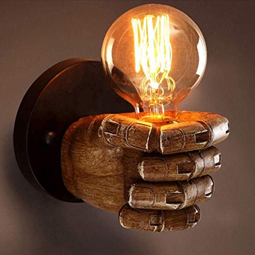 Retro Antike Faust Wandleuchte Die Vintage Industrielle Wandlampe E27 Edison Birnen Für Korridor Küchen Schlafzimmer Wohnzimmer Wandbeleuchtung Restaurant Café Bar Wand Lampe Hängeleuchte Wandstrahler von LONCHAN