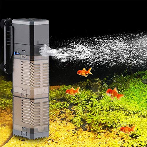 LONDAFISH Aquarium Filter 3-in-1 Aquarium Tauchpumpe Wasserpumpe für Aquarium 8W 20W 25W (CHJ-602 / 20W) von LONDAFISH