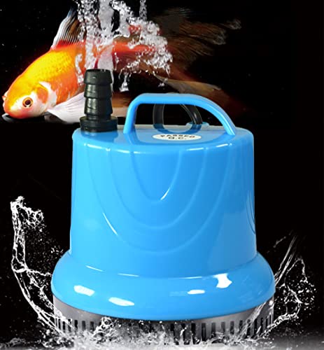 LONDAFISH Aquarium Wasserpumpe zum Pumpen und Wechseln von Wasser.Auch Aquarium Pumpenfilter oder Fischkot Absauger, erhältlich für niedrigen Wasserstand, geräuschlos (blaue Wasserpumpe) von LONDAFISH