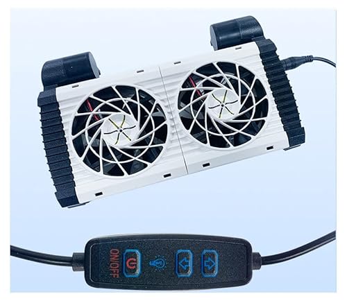 LONDAFISH AquariumKühlventilatoren Einstellbare Aquarium Wasserkühlung Ventilatoren Aquarium Kühler,G von LONDAFISH