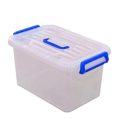 LONENESSL 15-35 Liter Aufbewahrungsbox Mit Deckel Kunststoffbox Plastikbox Box Transparent (15L-4PCS) von LONENESSL