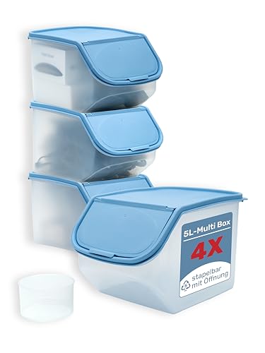 LONESTAR Pick-Box 5L, 2er-Set, stapelbare Aufbewahrungsboxen mit Deckel & Klappe, robuste Kunststoffboxen, 5 Liter Fassungsvermögen, ideal für Kleinteile, abnehmbarer & verschließbarer Deckeln LONESTAR Pick-Box 5L, 2er-Set, stapelbare Aufbewahrungsboxen mit Deckel & Klappe, robuste Kunststoffboxen, 5 Liter Fassungsvermögen, ideal für Kleinteile, abnehmbarer & verschließbarer Deckeln von LONESTAR