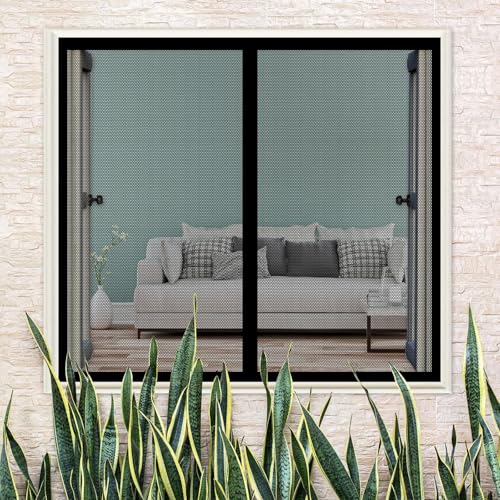 Fliegengitter Balkontür Magnet 136 x 205 cm Extra Starke Magnete, Magnetvorhang Ohne Bohren Insektenschutzvorhang mit Magneten für Balkontür Terrassentür, Schwarz Fliegengitter Balkontür Magnet 136 x 205 cm Extra Starke Magnete, Magnetvorhang Ohne Bohren Insektenschutzvorhang mit Magneten für Balkontür Terrassentür, Schwarz von LONGCAO