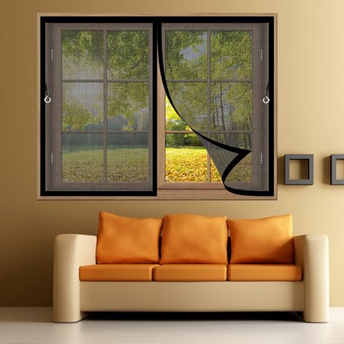 Fliegengitter Tür, Magnet Insektenschutz Balkontür 83 x 205 cm Extra Starke Magnete, Magnetvorhang Ohne Bohren Magnetvorhang Selbstschließend für Schiebetür Terrassentür, Schwarz Fliegengitter Tür, Magnet Insektenschutz Balkontür 83 x 205 cm Extra Starke Magnete, Magnetvorhang Ohne Bohren Magnetvorhang Selbstschließend für Schiebetür Terrassentür, Schwarz von LONGCAO