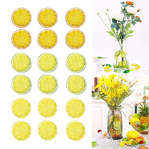 LONGHAO 18 Pcs Zitronen Deko,Künstliche Zitronenscheibe,Simulation Zitronenscheiben,Gefälschte Zitronenscheibe,Simulation Lebensechte Zitronen,Für Schaufenster/Hausparty Deko LONGHAO 18 Pcs Zitronen Deko,Künstliche Zitronenscheibe,Simulation Zitronenscheiben,Gefälschte Zitronenscheibe,Simulation Lebensechte Zitronen,Für Schaufenster/Hausparty Deko von LONGHAO