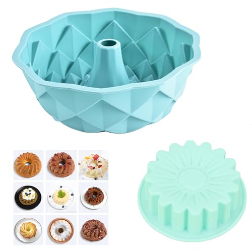 LONGHAO 2 pcs Gugelhupfform Backform Gugelhupf Antihaft Gugelhupf Backform Silikon Kuchenform Silikon Kleine Kuchenform Wiederverwendbar,perfekte Backformen für Küche,Brot,Backen,Innovative Form (#2) LONGHAO 2 pcs Gugelhupfform Backform Gugelhupf Antihaft Gugelhupf Backform Silikon Kuchenform Silikon Kleine Kuchenform Wiederverwendbar,perfekte Backformen für Küche,Brot,Backen,Innovative Form (#2) von LONGHAO