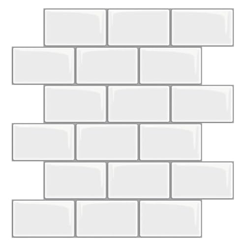LONGKING 10 Stück Selbstklebende Fliesen Küche und Bad, 30x30cm, Selbstklebende Fliesenaufkleber Dicker, Wandfliesen Selbstklebend Bad LONGKING 10 Stück Selbstklebende Fliesen Küche und Bad, 30x30cm, Selbstklebende Fliesenaufkleber Dicker, Wandfliesen Selbstklebend Bad von LONGKING