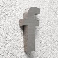 3D Hausnummer f Edelstahl V2A unbeleuchtet Arial 3D Hausnummer f Edelstahl V2A unbeleuchtet Arial von LONGLIFE LED GMBH BY HK