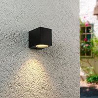 Außenleuchte Wandleuchte Frame DOWN eckig für GU10 IP54 - Farbe: Schwarz von LONGLIFE LED GMBH BY HK