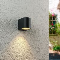 Außenleuchte Wandleuchte Frame DOWN rund für GU10 IP54 - Farbe: Anthrazit von LONGLIFE LED GMBH BY HK