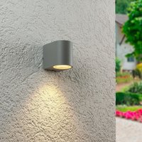 Außenleuchte Wandleuchte Frame DOWN rund für GU10 IP54 - Farbe: Silber von LONGLIFE LED GMBH BY HK