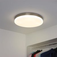 Deckenleuchte Slim Pro silber - Lichtfarbe: Warmweiß 3000K - Ausführung: 16W Ø320 mm von LONGLIFE LED GMBH BY HK