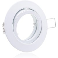 Einbaustrahler Rahmen rund weiß schwenkbar Ring Decken Spot Bajonettverschluss Einbaustrahler Rahmen rund weiß schwenkbar Ring Decken Spot Bajonettverschluss von LONGLIFE LED GMBH BY HK