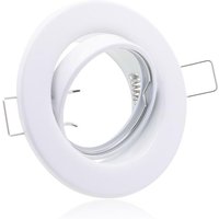 Einbaustrahler Rahmen rund weiß schwenkbar Ring Decken Spot Sprengring von LONGLIFE LED GMBH BY HK