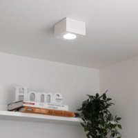 Flacher Aufbaustrahler eckig IP44 Deckenleuchte - Farbe: weiß - LED Leuchtmittel: 5W Neutralweiß 230V 60° Flacher Aufbaustrahler eckig IP44 Deckenleuchte - Farbe: weiß - LED Leuchtmittel: 5W Neutralweiß 230V 60° von LONGLIFE LED GMBH BY HK