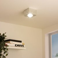 Flacher Aufbaustrahler eckig schwenkbar Deckenleuchte - Farbe: Alu-gebürstet - LED Leuchtmittel: 5W Warmweiß 230V dimmbar 60° Flacher Aufbaustrahler eckig schwenkbar Deckenleuchte - Farbe: Alu-gebürstet - LED Leuchtmittel: 5W Warmweiß 230V dimmbar 60° von LONGLIFE LED GMBH BY HK