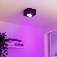 Flacher Aufbaustrahler eckig schwenkbar Deckenleuchte - Farbe: schwarz - LED Leuchtmittel: 5W RGB+CCT 230V dimmbar 60° Flacher Aufbaustrahler eckig schwenkbar Deckenleuchte - Farbe: schwarz - LED Leuchtmittel: 5W RGB+CCT 230V dimmbar 60° von LONGLIFE LED GMBH BY HK