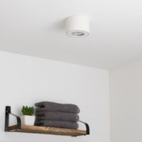 Flacher Aufbaustrahler rund IP44 Deckenleuchte - Farbe: weiß - LED Leuchtmittel: Ohne von LONGLIFE LED GMBH BY HK