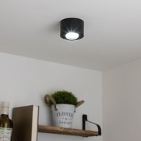 Flacher Aufbaustrahler rund schwenkbar Deckenleuchte - Farbe: schwarz - LED Leuchtmittel: 5W Neutralweiß 230V 60° Flacher Aufbaustrahler rund schwenkbar Deckenleuchte - Farbe: schwarz - LED Leuchtmittel: 5W Neutralweiß 230V 60° von LONGLIFE LED GMBH BY HK