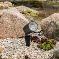 Gartenstrahler Erdspießleuchte 10W 3000K IP67 230V 1.8m Kabel mit Stecker von LONGLIFE LED GMBH BY HK
