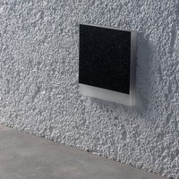 IP44 LED Treppenstufenleuchte 230V Wandleuchte eckig schwarz - Lichtfarbe: Warmweiß 3000K 1,5W - Lichtaustritt: Orbis IP44 LED Treppenstufenleuchte 230V Wandleuchte eckig schwarz - Lichtfarbe: Warmweiß 3000K 1,5W - Lichtaustritt: Orbis von LONGLIFE LED GMBH BY HK