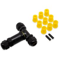Kabelverbinder Verbindungsbox IP68 T-Form 3-Polig für Ø4-14mm Kabel 24A 450V Kabelverbinder Verbindungsbox IP68 T-Form 3-Polig für Ø4-14mm Kabel 24A 450V von LONGLIFE LED GMBH BY HK