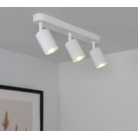 LED Deckenstrahler GU10 schwenkbar - Farbe: weiß - Ausführung: 3 flammig LED Deckenstrahler GU10 schwenkbar - Farbe: weiß - Ausführung: 3 flammig von LONGLIFE LED GMBH BY HK