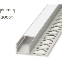 LED Fliesen Abschluss-Profil eloxiert opal 200cm von LONGLIFE LED GMBH BY HK