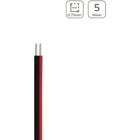 LED Kabel 2-polig - Querschnitt: 2x0,75mm² / AWG18 - Länge: 5m LED Kabel 2-polig - Querschnitt: 2x0,75mm² / AWG18 - Länge: 5m von LONGLIFE LED GMBH BY HK