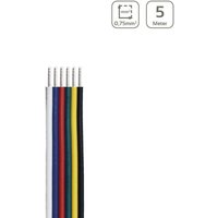 LED Kabel RGB+CCT 6-polig - Querschnitt: 6x0,75mm² / AWG18 - Länge: 5m LED Kabel RGB+CCT 6-polig - Querschnitt: 6x0,75mm² / AWG18 - Länge: 5m von LONGLIFE LED GMBH BY HK