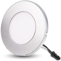 LED Spot 2.6W 12V 120lm IP20 Ø75x6mm Ausschnitt Ø55mm - Lichtfarbe: Warmweiß 3000K von LONGLIFE LED GMBH BY HK