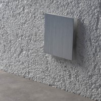 LED Treppenleuchte IP44 eckig Alu-gebürstet - Lichtfarbe: Warmweiß 1,5W - Lichtaustritt: Linea von LONGLIFE LED GMBH BY HK