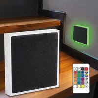 LED Treppenleuchte IP44 eckig schwarz - Lichtfarbe: RGB+CCT 2W - Lichtaustritt: Halo LED Treppenleuchte IP44 eckig schwarz - Lichtfarbe: RGB+CCT 2W - Lichtaustritt: Halo von LONGLIFE LED GMBH BY HK