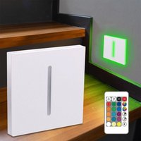 LED Treppenleuchte eckig weiß - Lichtfarbe: Warmweiß bis Kaltweiß + RGB-Farben - Lichtaustritt: Fokus von LONGLIFE LED GMBH BY HK