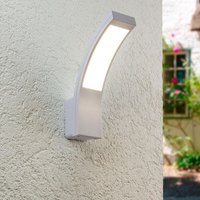 LED Wandleuchte Außenleuchte Curve 15W neutralweiß IP54 - Ausführung: Weiß von LONGLIFE LED GMBH BY HK