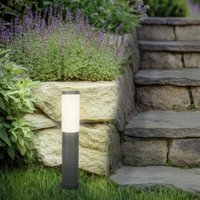 Pollerleuchte anthrazit 45cm für außen E27 Fassung - Ausführung: ohne - Leuchtmittel: Ohne von LONGLIFE LED GMBH BY HK