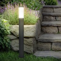 Pollerleuchte anthrazit 80cm für außen E27 Fassung - Ausführung: ohne - Leuchtmittel: Ohne von LONGLIFE LED GMBH BY HK