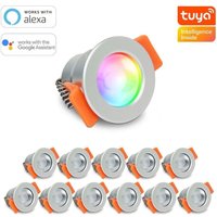 Smartes MiBoxer LED Einbaustrahler Set 3W 12V IP66 - Lichtfarbe: RGB+2700K - Anzahl: 12x Smartes MiBoxer LED Einbaustrahler Set 3W 12V IP66 - Lichtfarbe: RGB+2700K - Anzahl: 12x von LONGLIFE LED GMBH BY HK