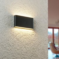 Wandleuchte Slide UP and DOWN 3000K IP54 - Watt: 12W - Farbe: Anthrazit RAL7016 von LONGLIFE LED GMBH BY HK