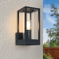 Wandleuchte Vintage E27 anthrazit RAL 7016 - Bewegungsmelder: ohne von LONGLIFE LED GMBH BY HK