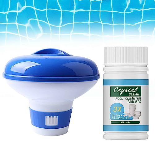RefreshPool Quick Pool Reinigungstablette, Schnelle Poolreinigungstablette, Quick Pool Cleaning Tablet, Magic Pool Cleaning Tablet, Crystal Clear Pool Cleaning Tablets (1 Set) von LONGTO