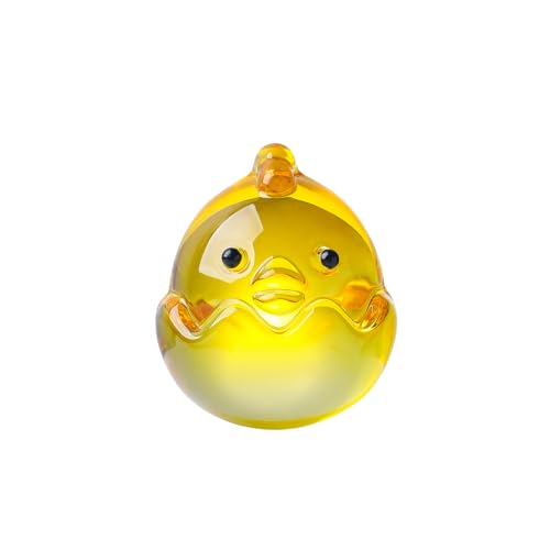 LONGWIN Handgefertigtes Kristall-Huhn-Ornament für Heimdekoration, Geschenk für Hochzeit und Party, Gelb LONGWIN Handgefertigtes Kristall-Huhn-Ornament für Heimdekoration, Geschenk für Hochzeit und Party, Gelb von LONGWIN