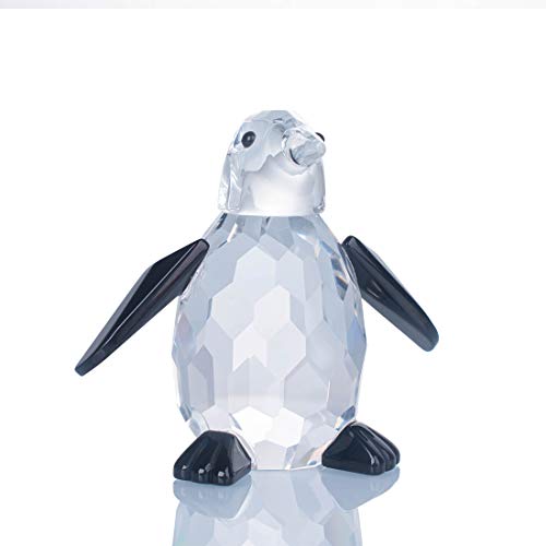 LONGWIN Niedliche Pinguin-Figuren aus Glas, Sammlerstück, Tischdekoration, Ornamente von LONGWIN